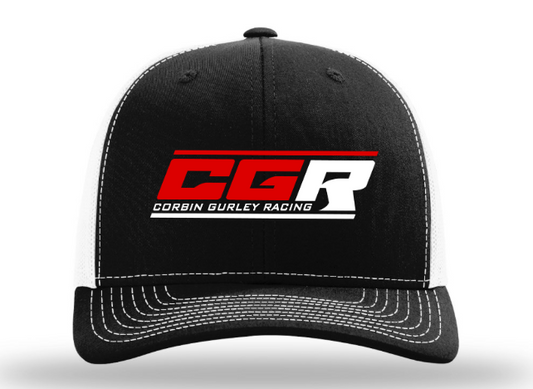 CGR Black and White Snapback